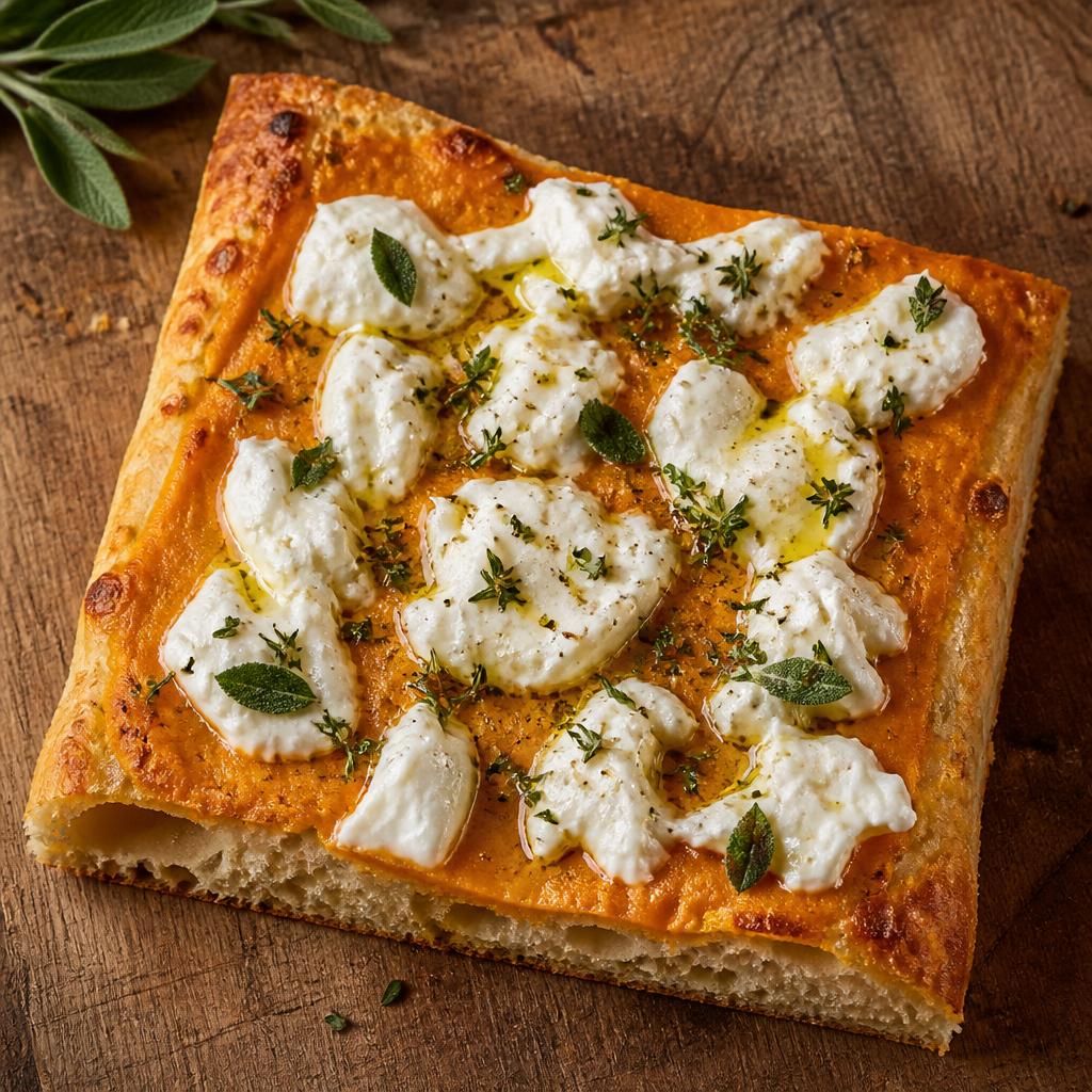 Butternut Squash Pizza (Square Slice)